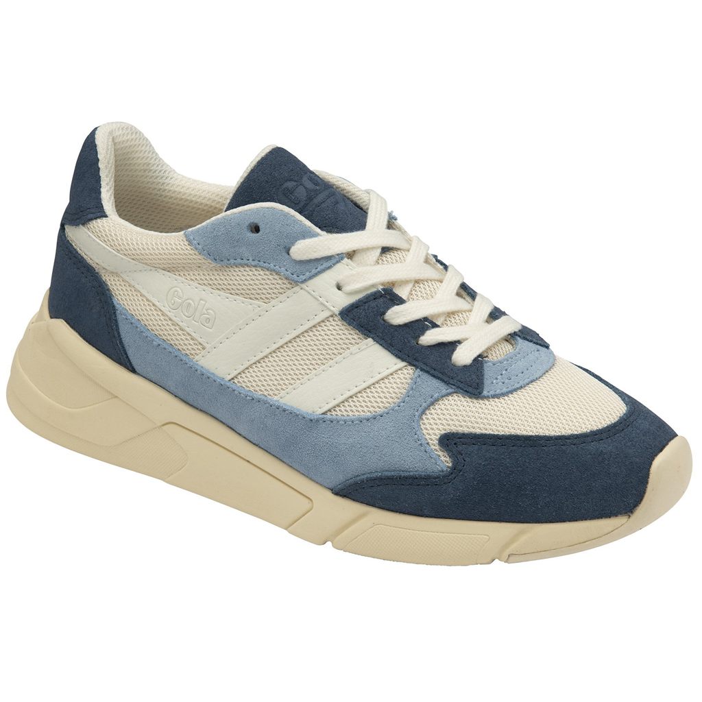 Gola Classics Tempest Sneakers Blancas Azules Colombia | 569DKOVAS