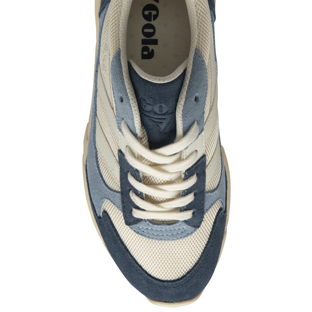 Gola Classics Tempest Sneakers Blancas Azules Colombia | 569DKOVAS