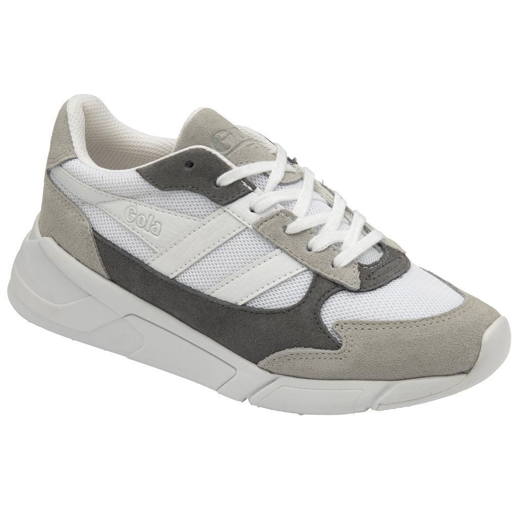 Gola Classics Tempest Sneakers Blancas Gris Claro Colombia | 918GIDFYQ