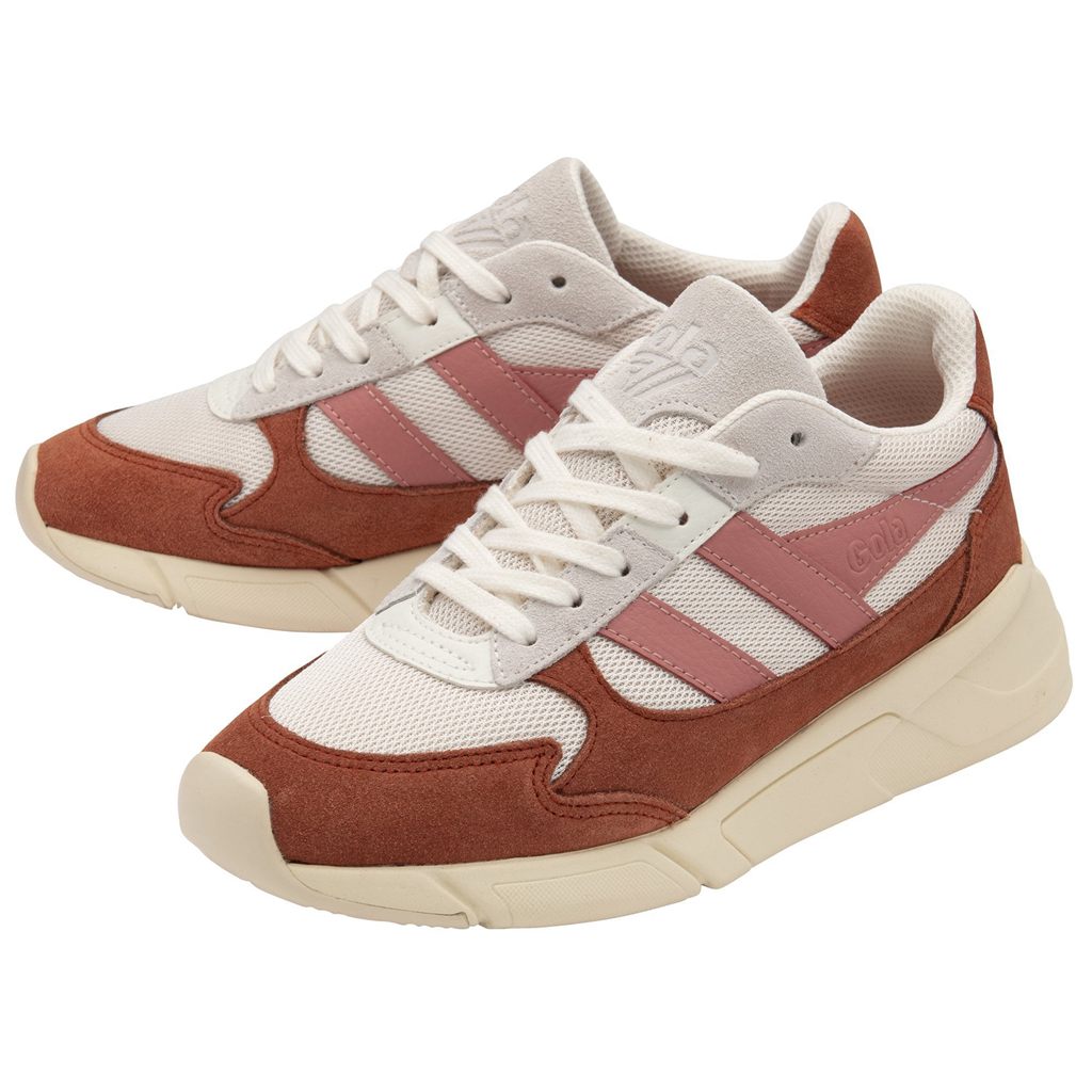 Gola Classics Tempest Sneakers Blancas Naranjas Coral Rosas Colombia | 470KGYTLR