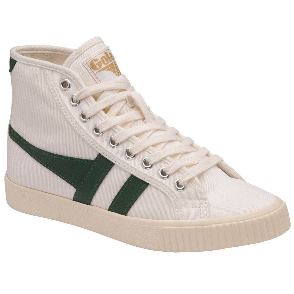 Gola Classics Tennis Mark Cox High Sneakers Blancas Verde Oscuro Colombia | 174FVJQDP