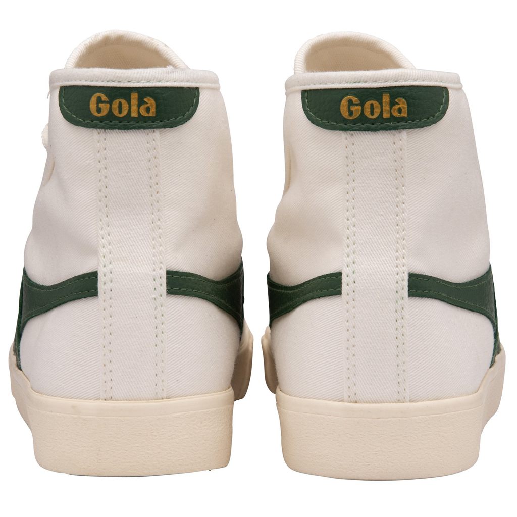 Gola Classics Tennis Mark Cox High Sneakers Blancas Verde Oscuro Colombia | 174FVJQDP