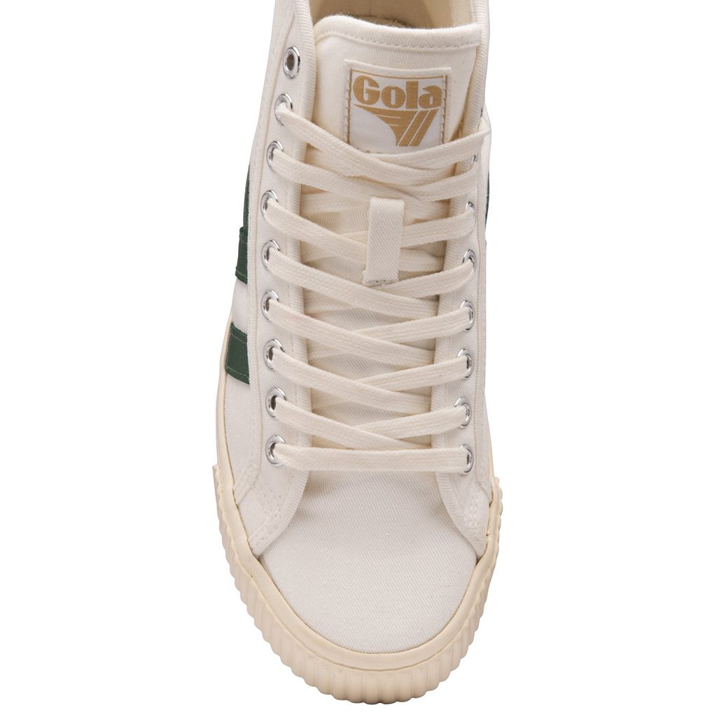 Gola Classics Tennis Mark Cox High Sneakers Blancas Verde Oscuro Colombia | 174FVJQDP