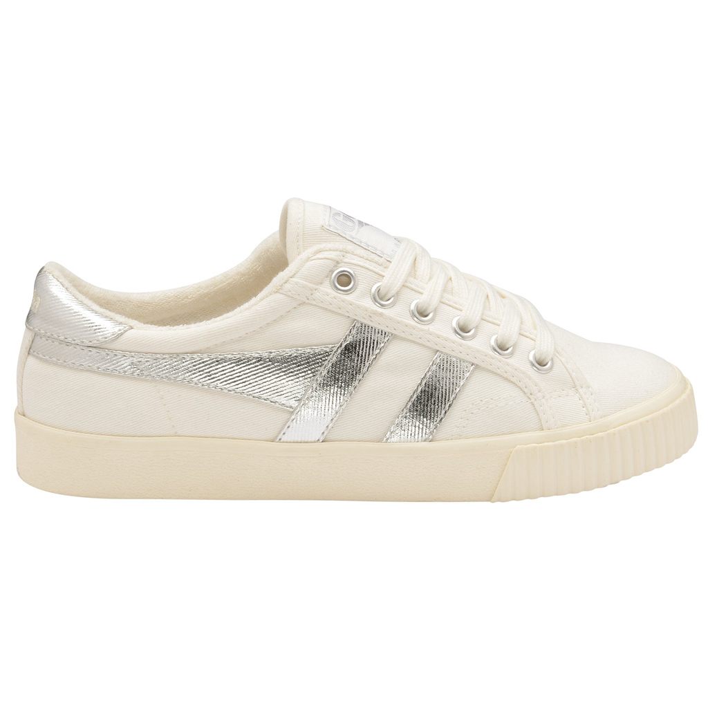 Gola Classics Tennis Mark Cox Sneakers Blancas Plateadas Colombia | 652XPVQZW