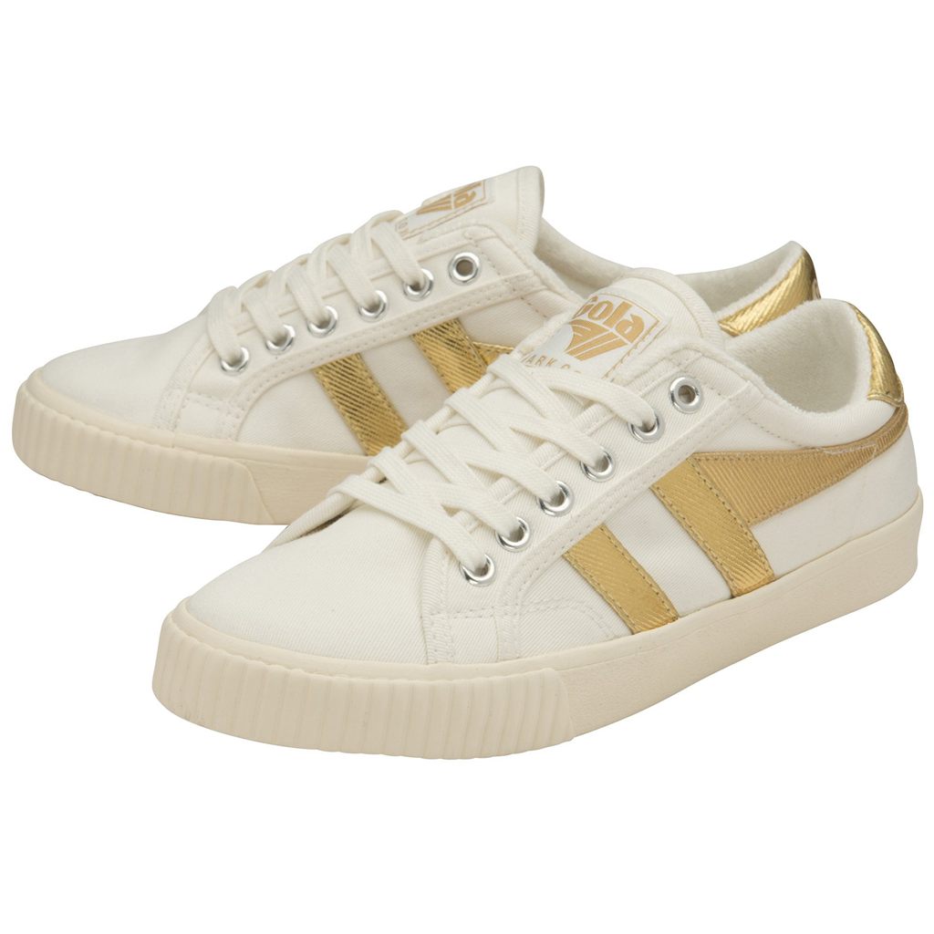 Gola Classics Tennis Mark Cox Sneakers Blancas Doradas Colombia | 167LJEXVB