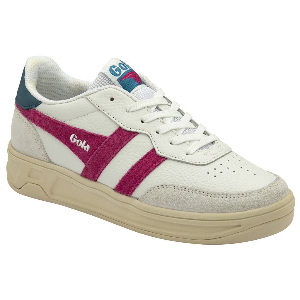 Gola Classics Topspin Sneakers Blancas Fucsia Verde Menta Colombia | 491ERBUWL