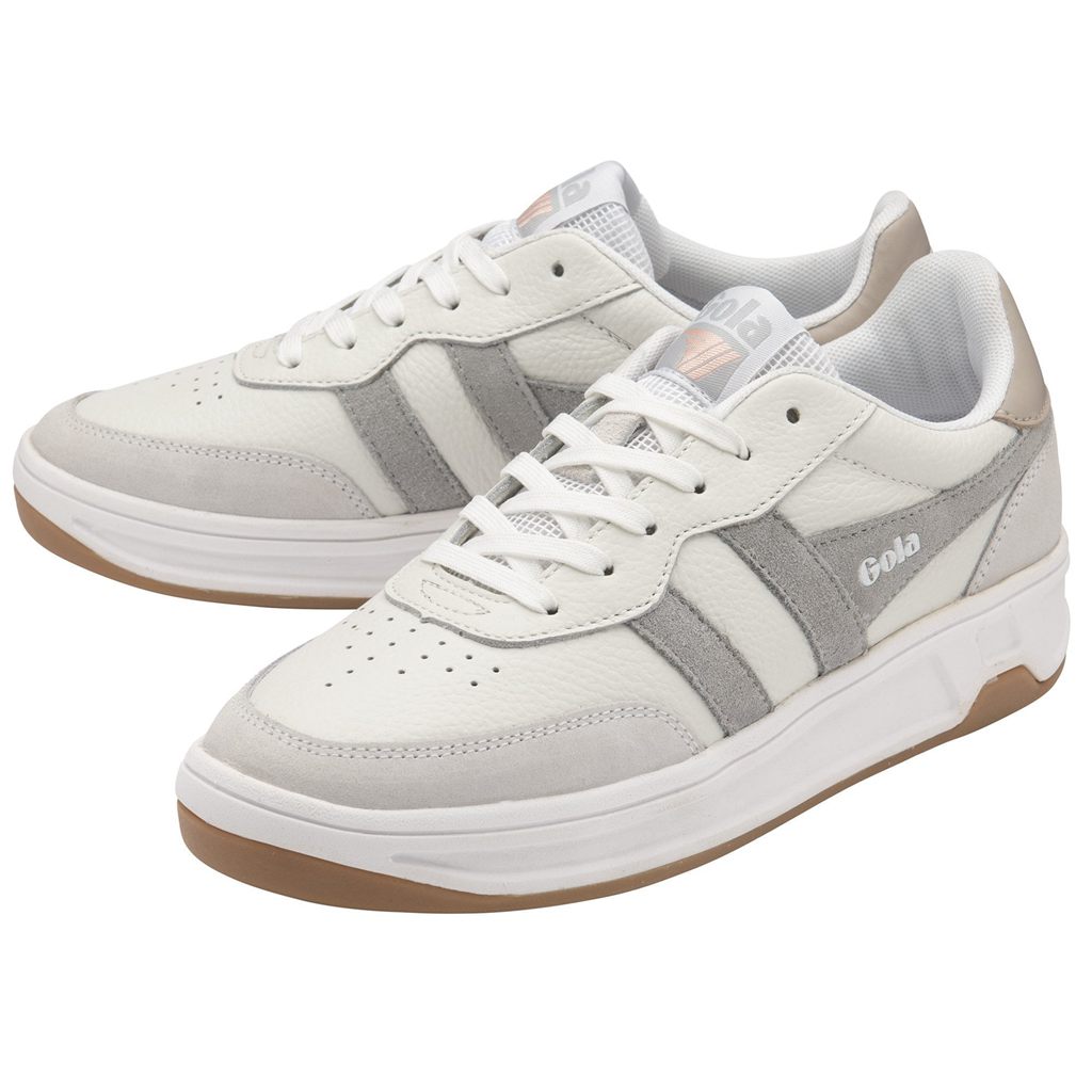 Gola Classics Topspin Sneakers Blancas Gris Claro Colombia | 069NVDKTX