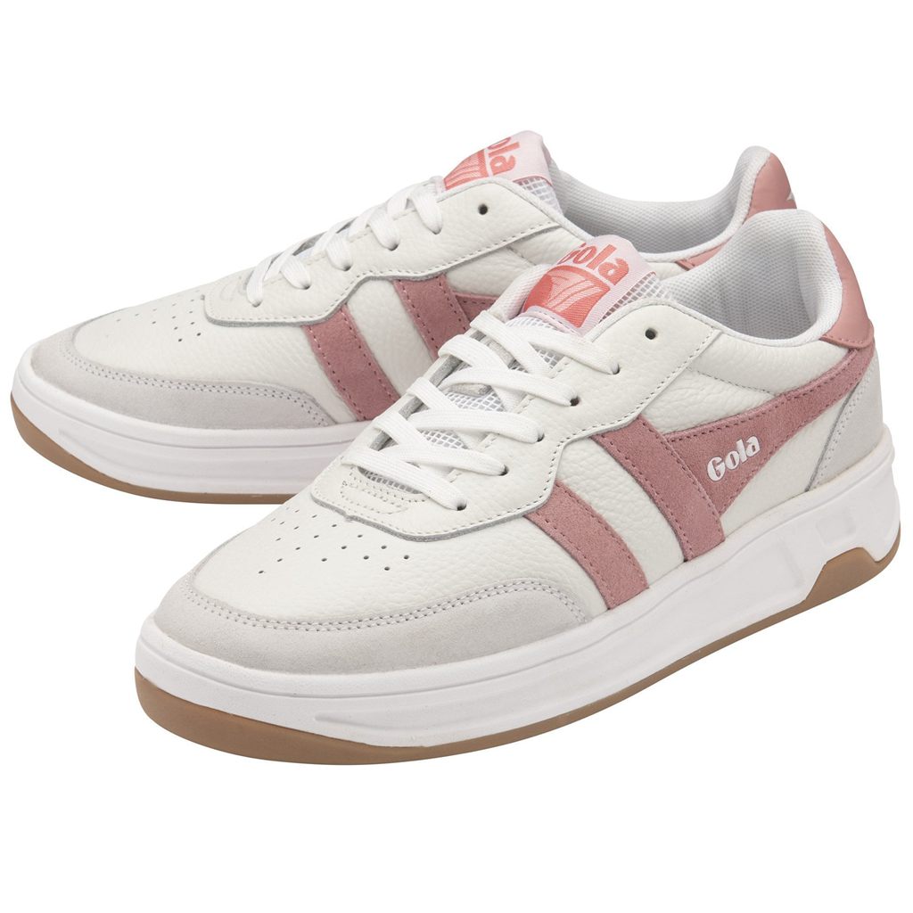 Gola Classics Topspin Sneakers Blancas Rosas Coral Rosas Colombia | 682TCUZYS