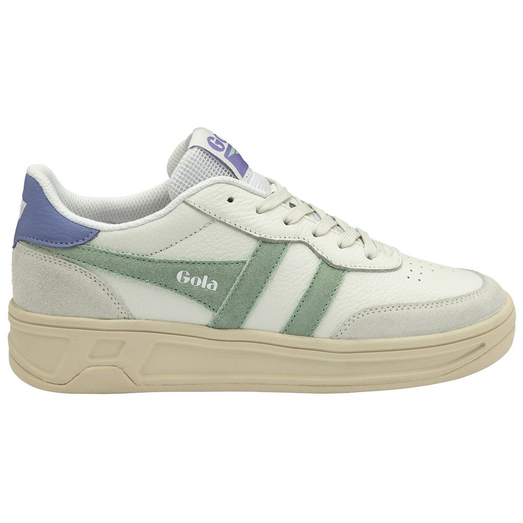 Gola Classics Topspin Sneakers Blancas Verde Lavanda Colombia | 579IJBHYG