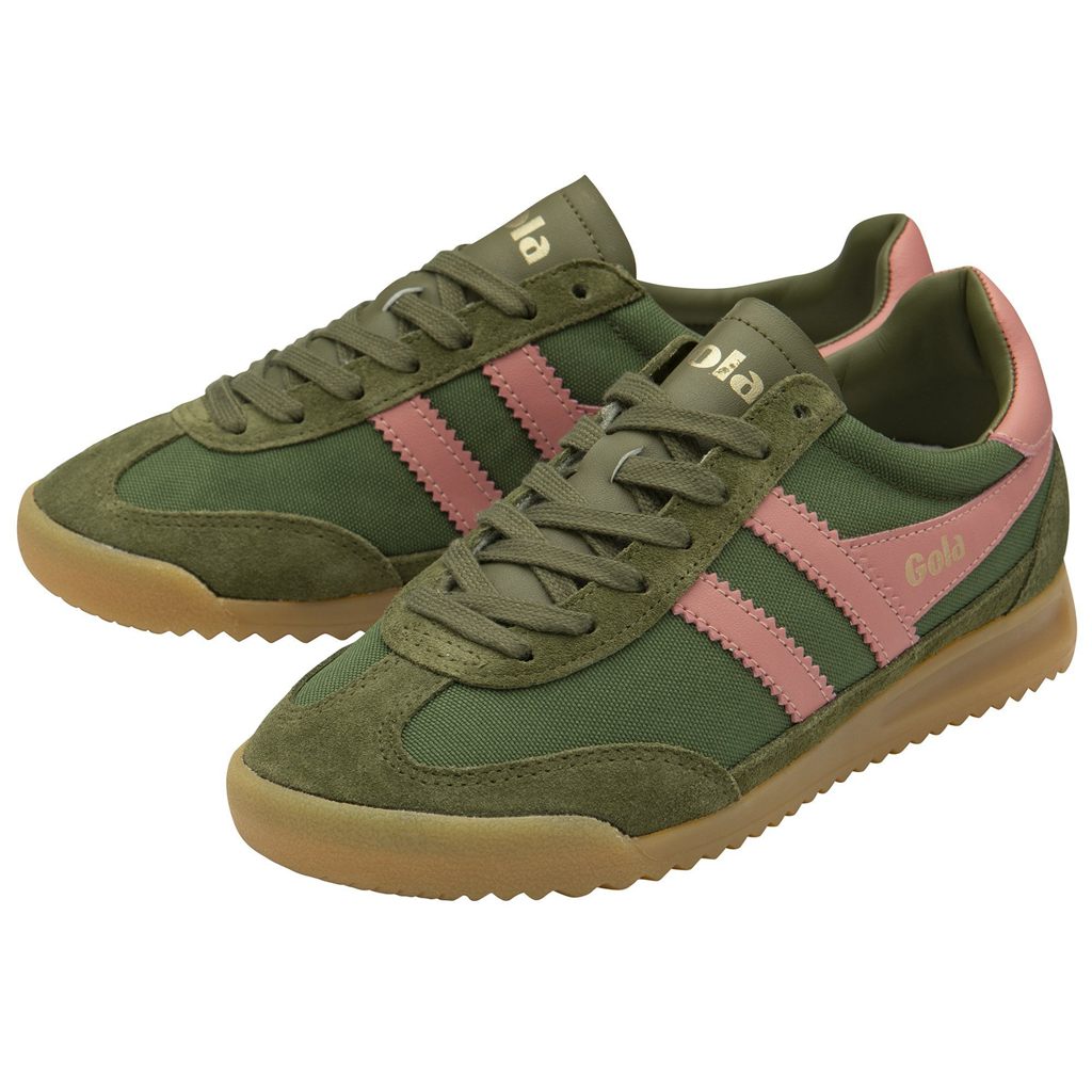 Gola Classics Tornado Sneakers Verde Coral Rosas Colombia | 958LUQWZS
