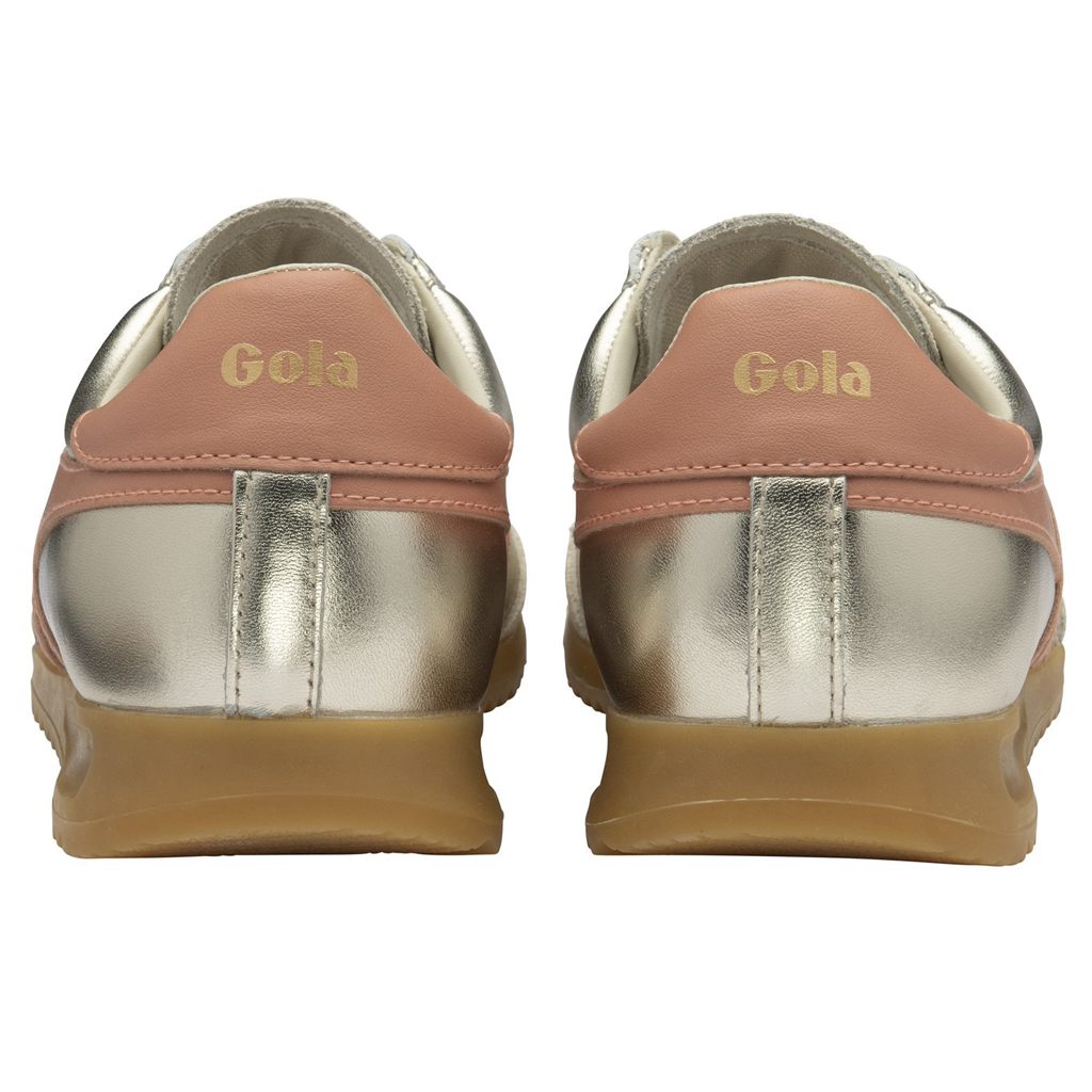 Gola Classics Torpedo Glimmer Sneakers Doradas Colombia | 462NVUHDK