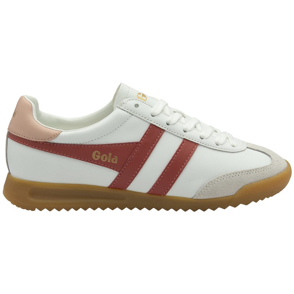Gola Classics Torpedo Leather Sneakers Blancas Rosas Colombia | 916IMSRHQ