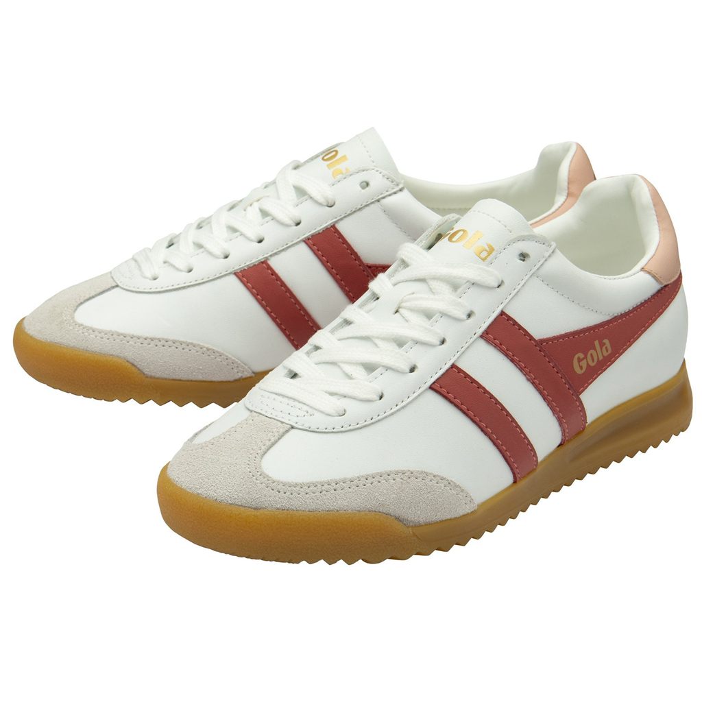 Gola Classics Torpedo Leather Sneakers Blancas Rosas Colombia | 916IMSRHQ
