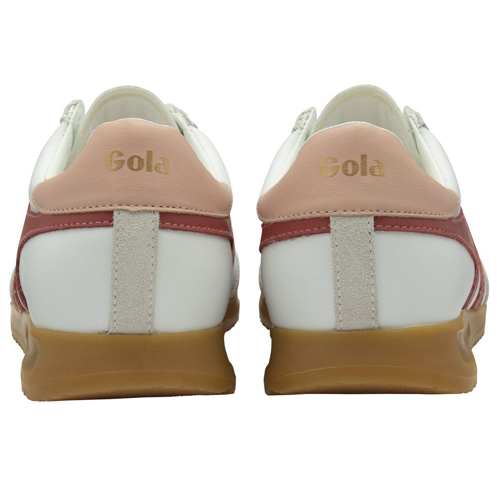 Gola Classics Torpedo Leather Sneakers Blancas Rosas Colombia | 916IMSRHQ