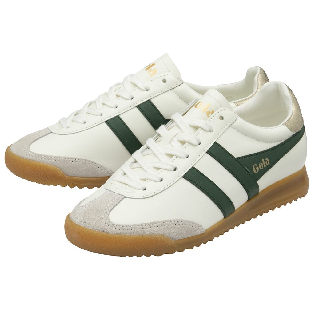 Gola Classics Torpedo Leather Sneakers Blancas Doradas Colombia | 607QBLCUG