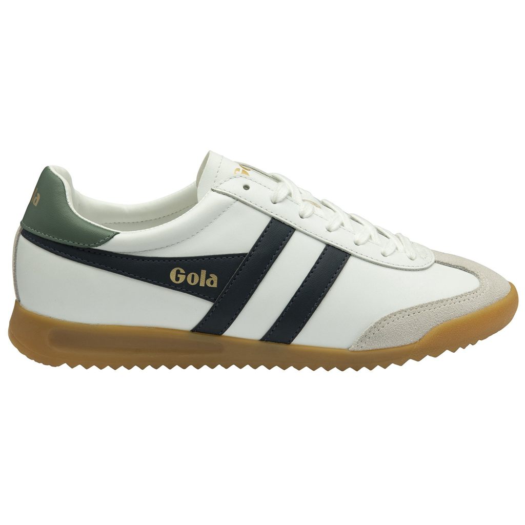 Gola Classics Torpedo Leather Sneakers Blancas Azul Marino Colombia | 086MJBXTN
