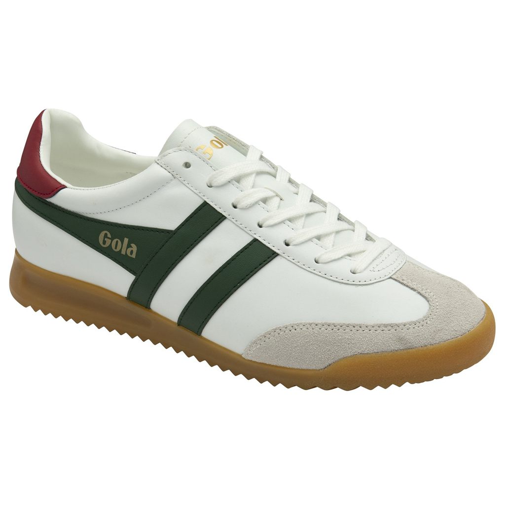 Gola Classics Torpedo Leather Sneakers Blancas Rojas Oscuro Colombia | 392ZLPRJW