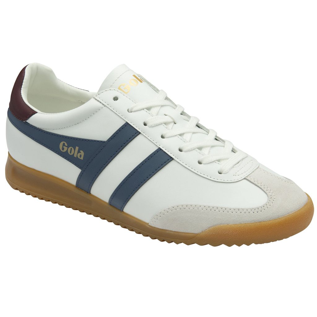 Gola Classics Torpedo Leather Sneakers Blancas Burdeos Colombia | 315QAOZED