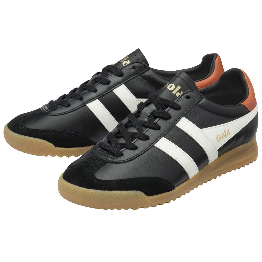Gola Classics Torpedo Leather Sneakers Negras Blancas Naranjas Colombia | 410LXONIB