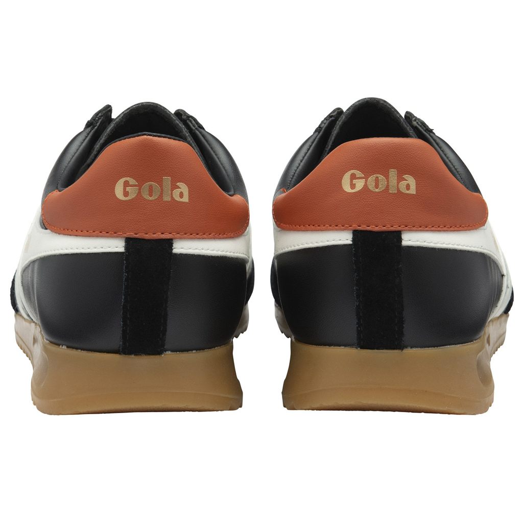 Gola Classics Torpedo Leather Sneakers Negras Blancas Naranjas Colombia | 327PRNOWK