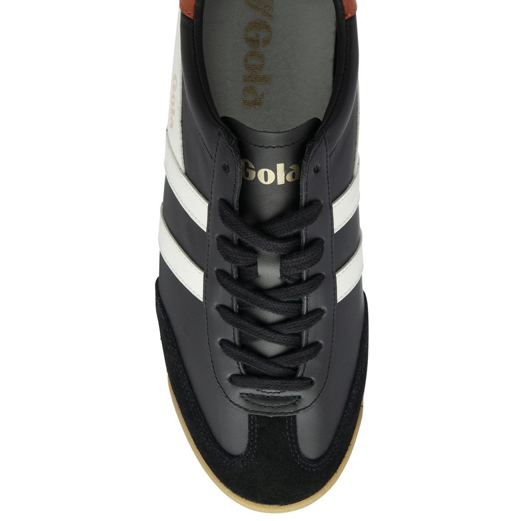 Gola Classics Torpedo Leather Sneakers Negras Blancas Naranjas Colombia | 327PRNOWK