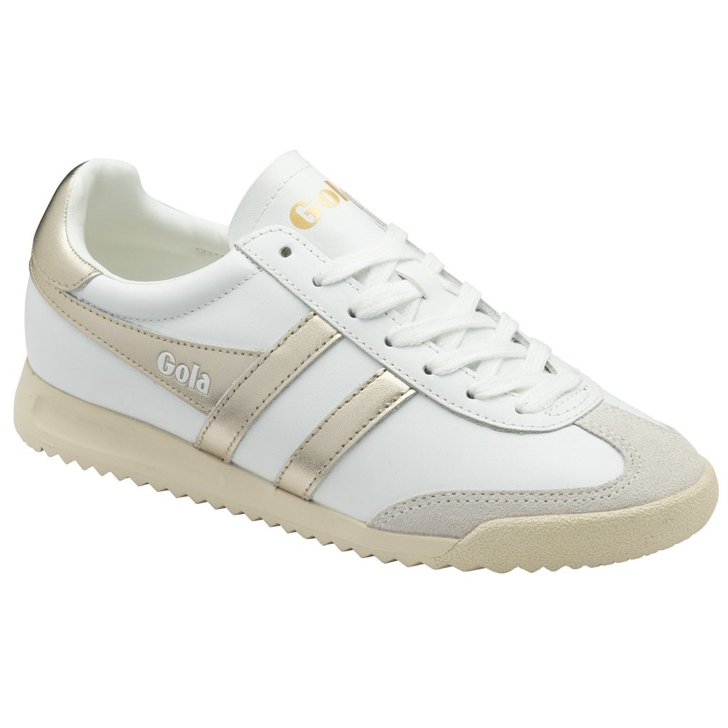 Gola Classics Torpedo Mirror Sneakers Blancas Doradas Blancas Colombia | 085IVYTOW
