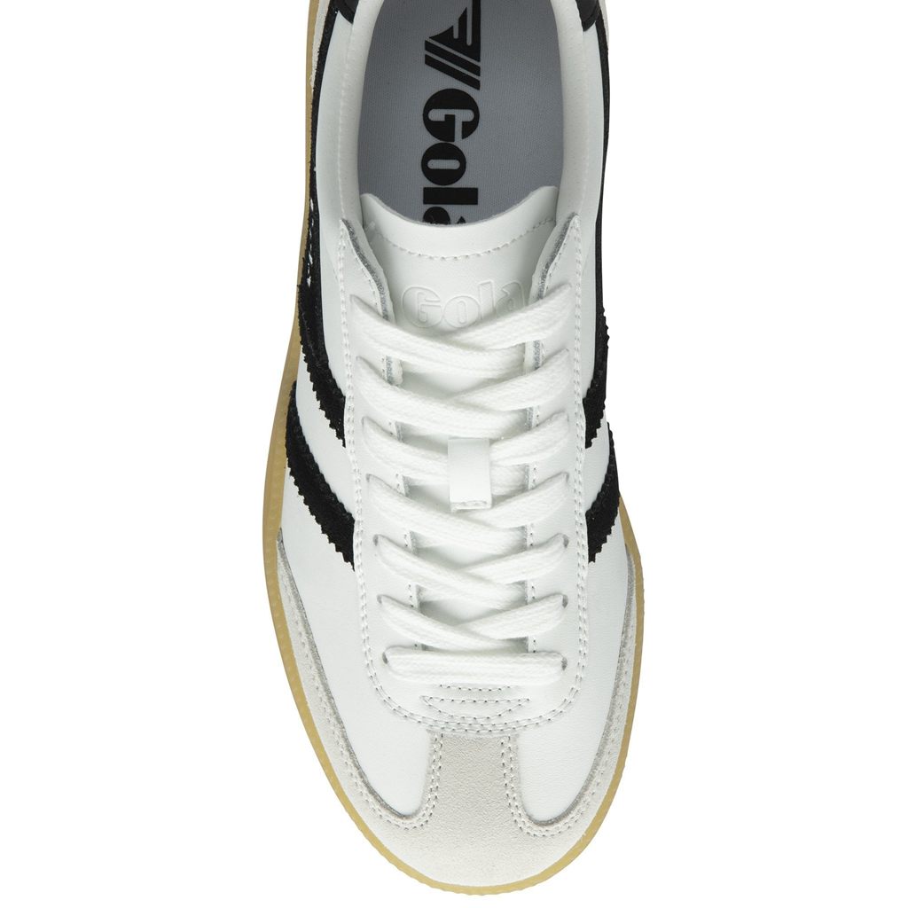 Gola Classics Viper Leather Sneakers Blancas Negras Colombia | 340PDNLTR