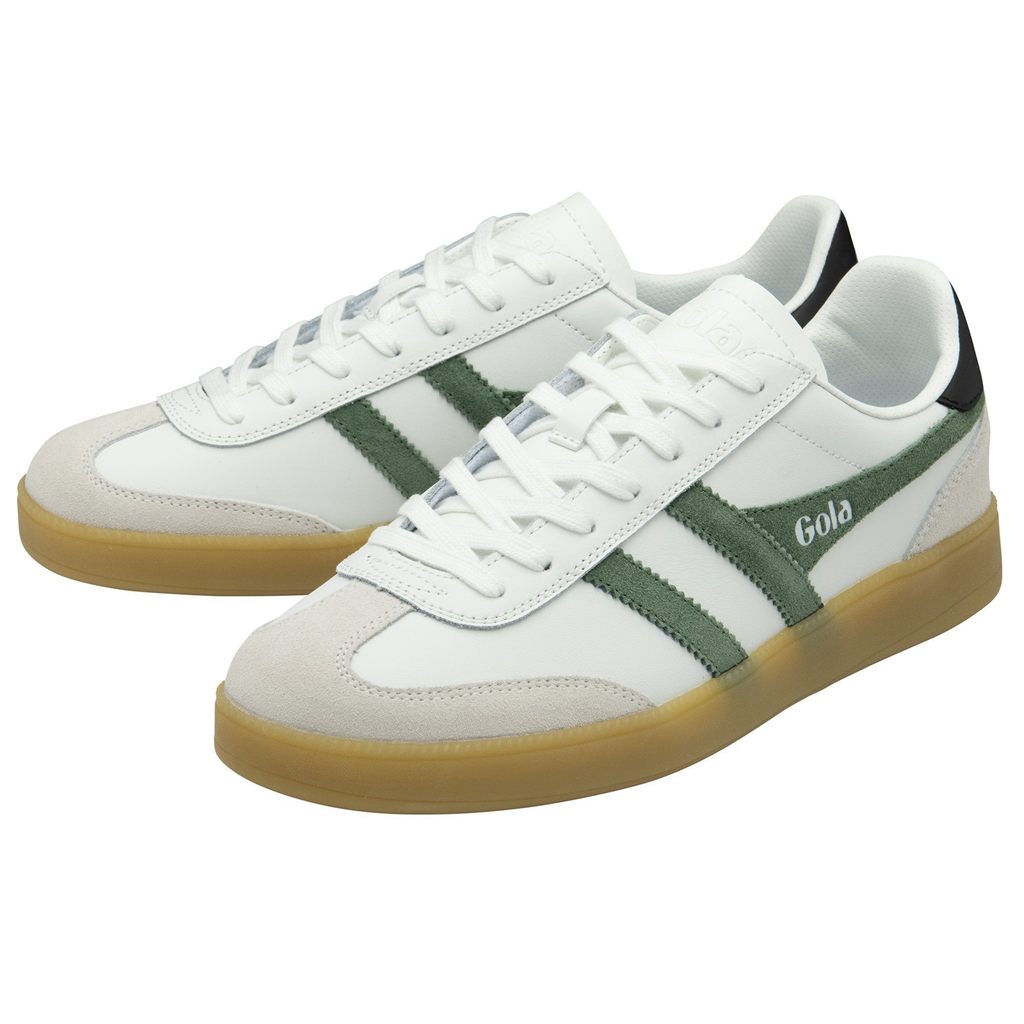 Gola Classics Viper Leather Sneakers Blancas Negras Colombia | 032KCJMVG