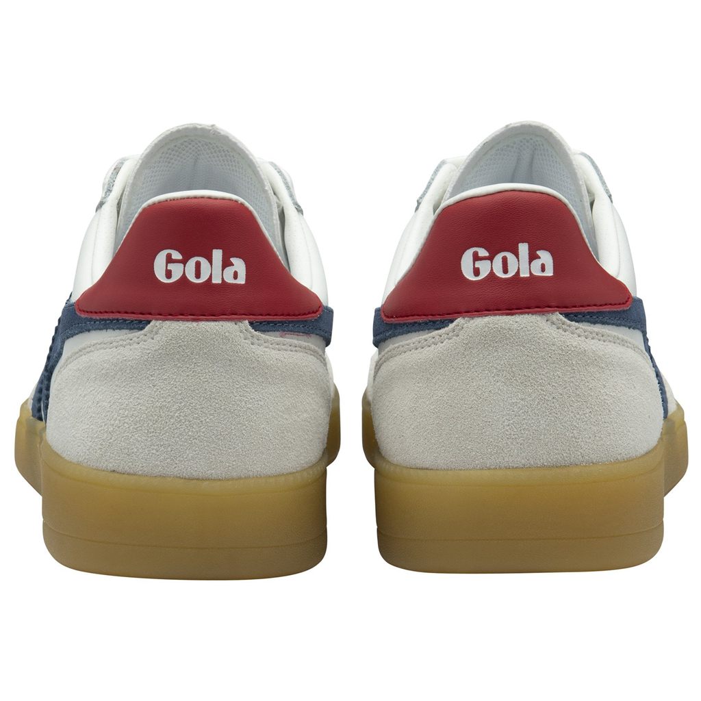 Gola Classics Viper Leather Sneakers Blancas Rojas Oscuro Colombia | 632RTVKAU