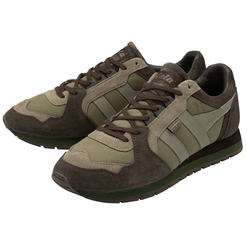 Gola Made in England - 1905 Ranger Engineered Garment Sneakers Marrones Kaki Colombia | 752GBNWML