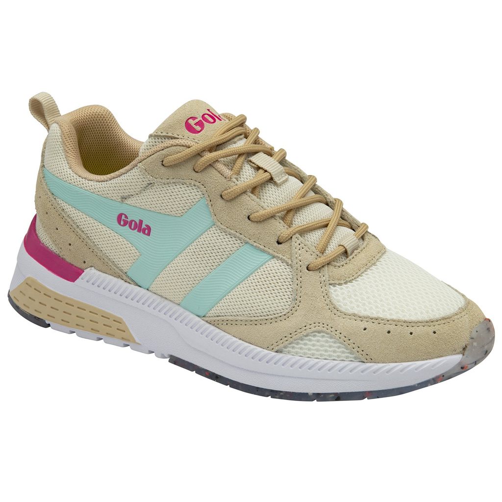 Gola Performance Navis Sneakers Blancas Azules Rosas Colombia | 683RLPYKA