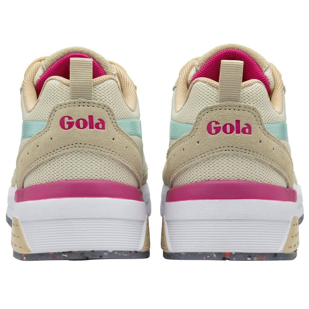 Gola Performance Navis Sneakers Blancas Azules Rosas Colombia | 683RLPYKA