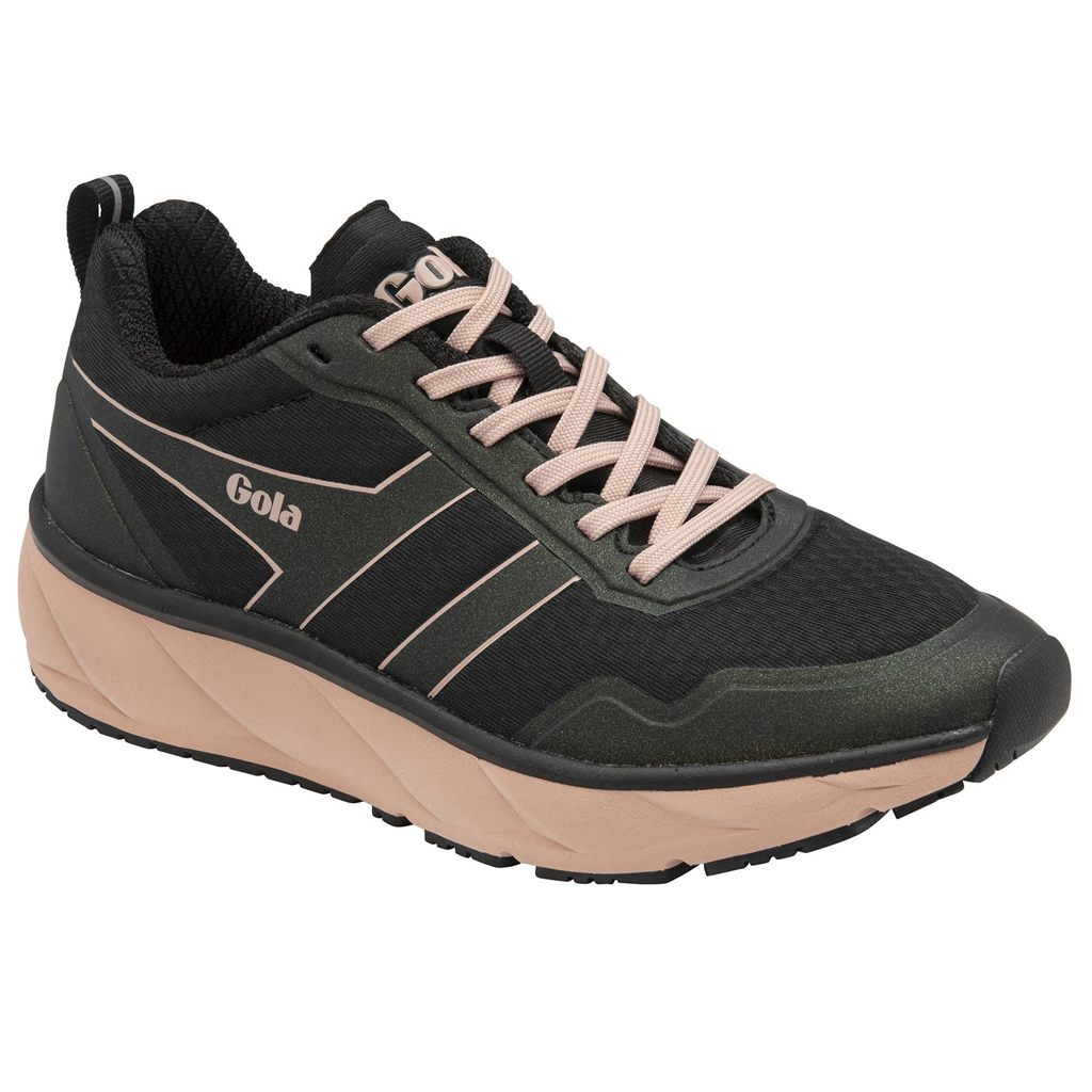 Gola Performance Typhoon Sneakers Negras Rosas Colombia | 315DIOZGA