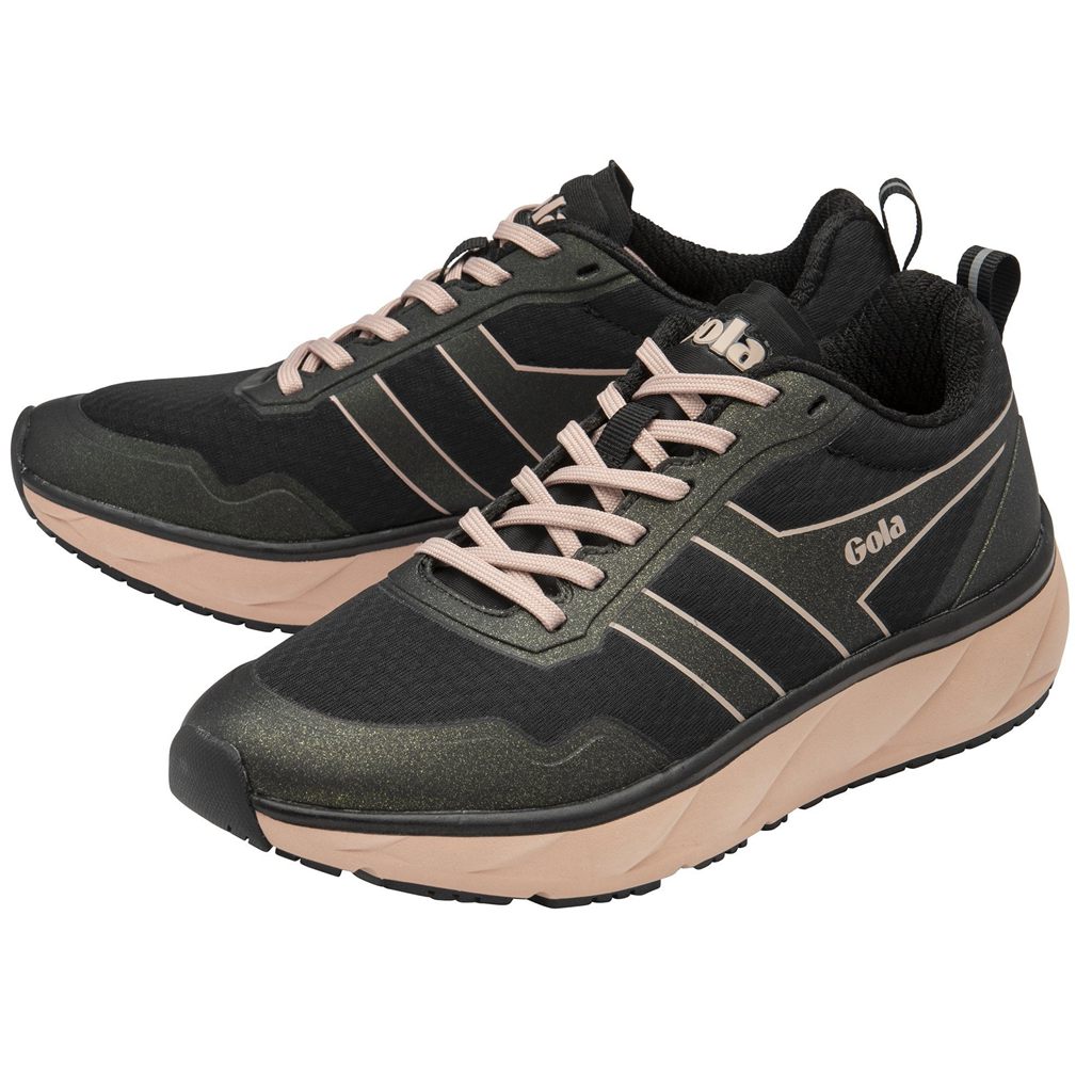 Gola Performance Typhoon Sneakers Negras Rosas Colombia | 315DIOZGA