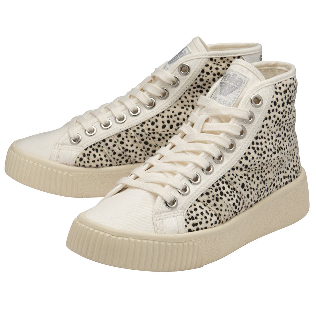 Gola Vegan Classics Baseline High Safari Sneakers Blancas Colombia | 945WOKLCY