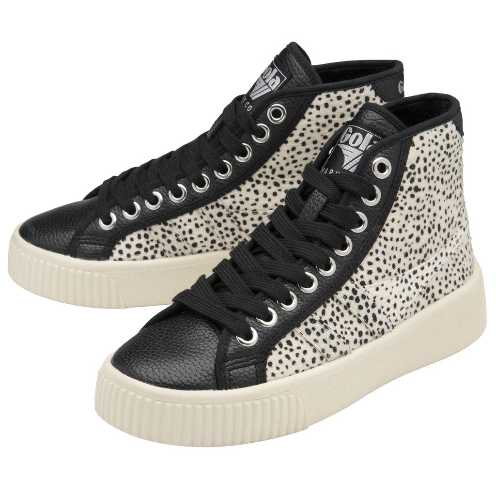 Gola Vegan Classics Baseline High Safari Pure Shoes Negras Colombia | 230TOVJSN