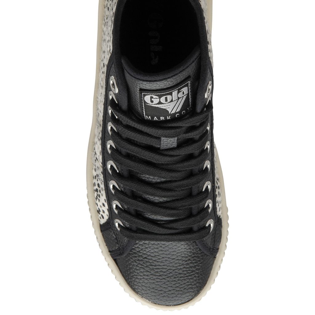 Gola Vegan Classics Baseline High Safari Pure Shoes Negras Colombia | 230TOVJSN