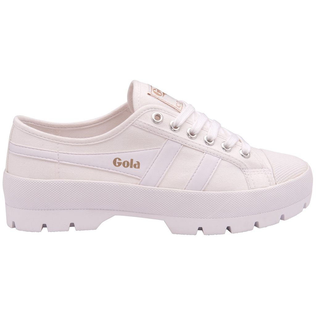 Gola Vegan Classics Coaster Peak Sneakers Blancas Blancas Colombia | 210HPNLES