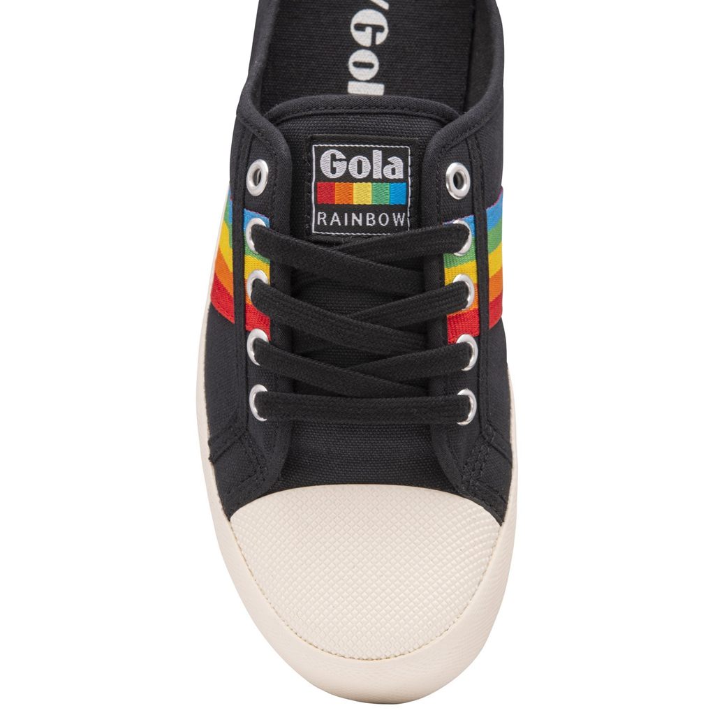 Gola Vegan Classics Coaster Rainbow Mule Plimsolls Shoes Negras Colombia | 157FTEOCK