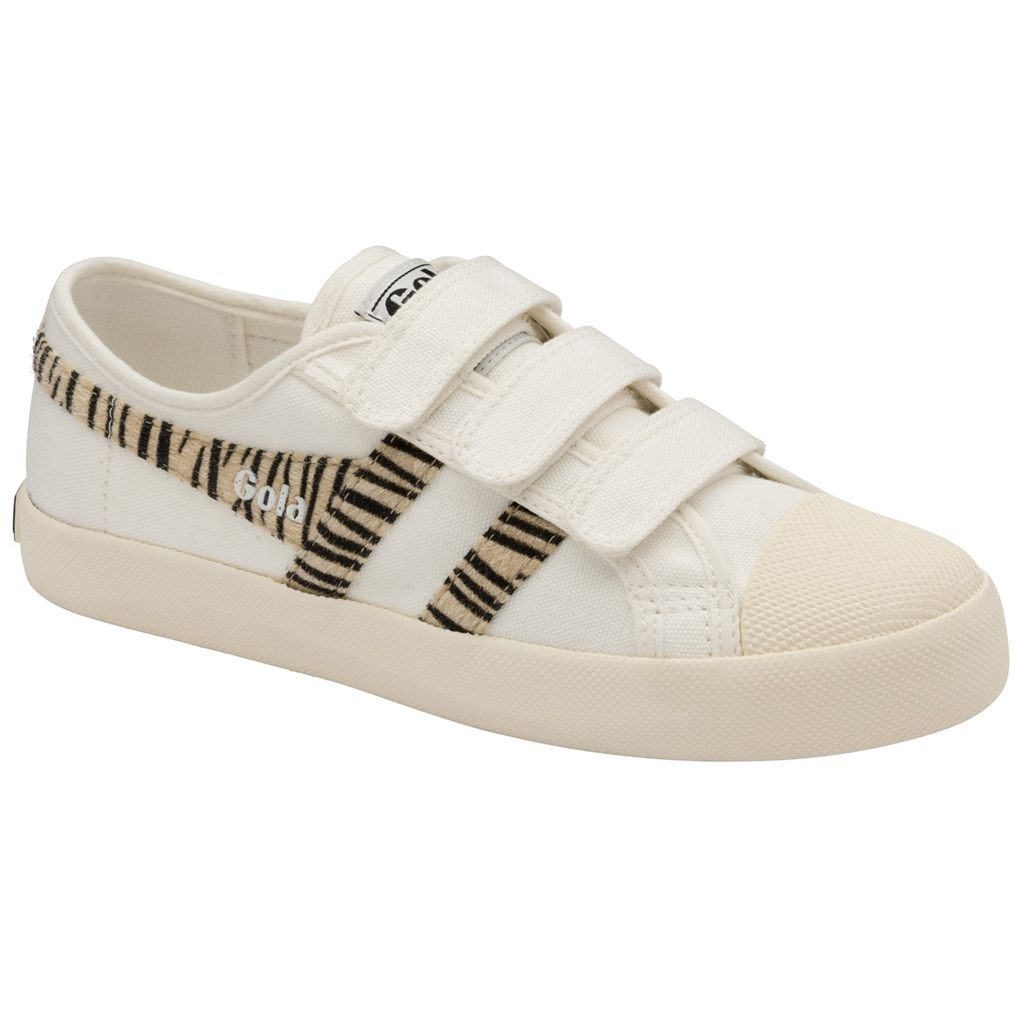 Gola Vegan Classics Coaster Safari Strap Sneakers Blancas Colombia | 590YRLPTF