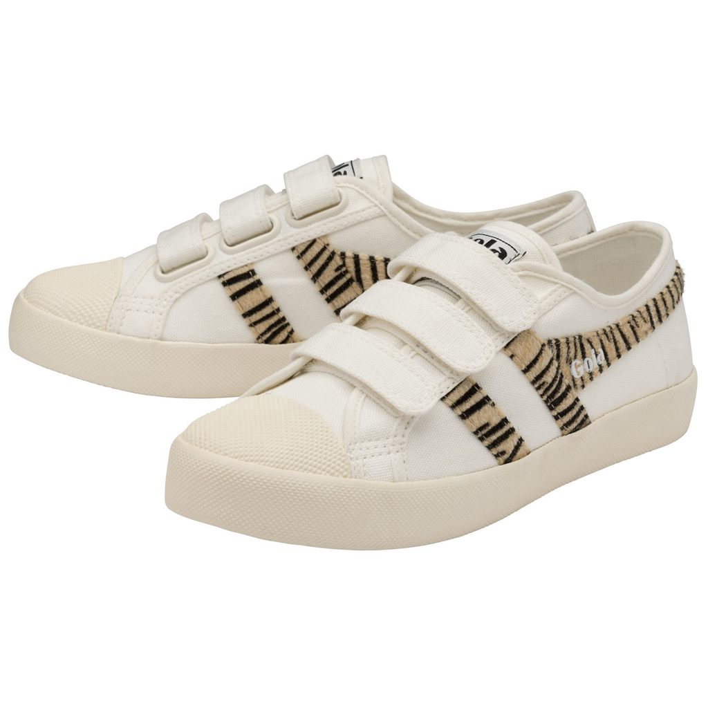 Gola Vegan Classics Coaster Safari Strap Sneakers Blancas Colombia | 590YRLPTF