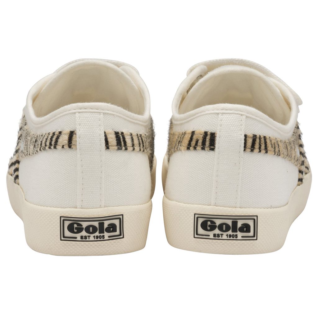 Gola Vegan Classics Coaster Safari Strap Sneakers Blancas Colombia | 590YRLPTF