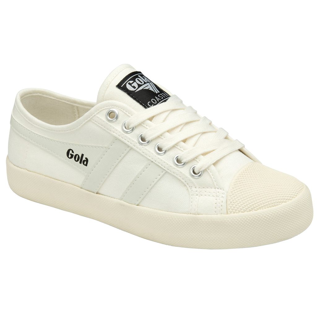 Gola Vegan Classics Coaster Shoes Blancas Blancas Colombia | 348QXAYZB