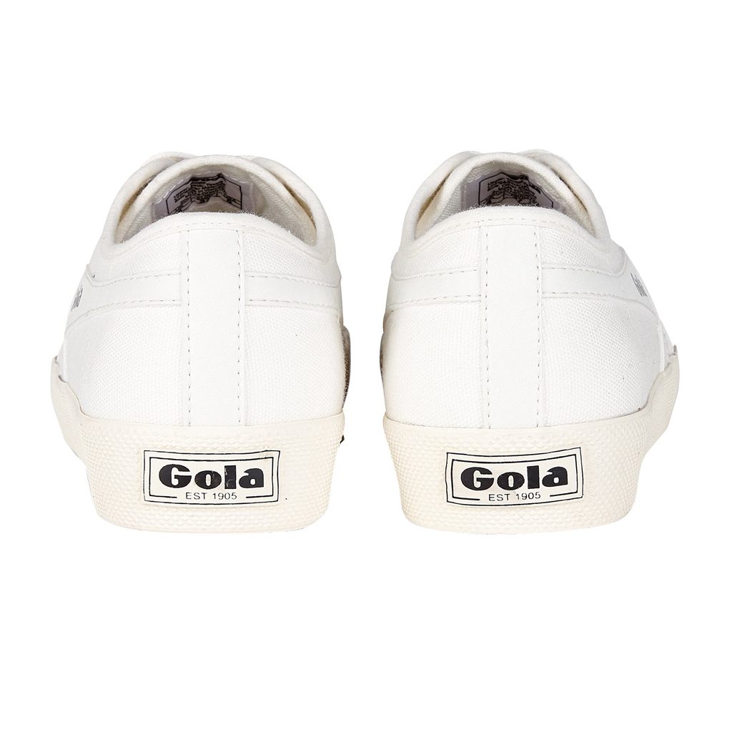 Gola Vegan Classics Coaster Shoes Blancas Blancas Colombia | 348QXAYZB