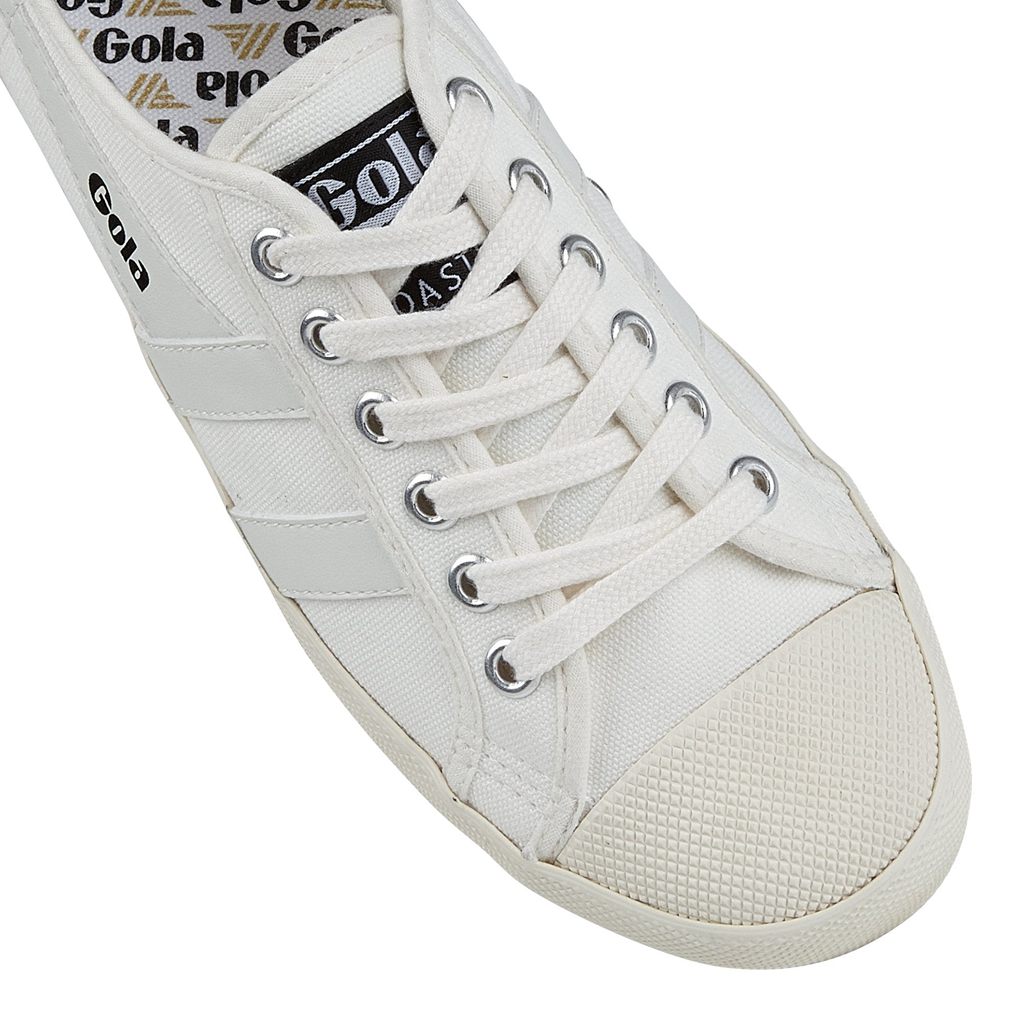 Gola Vegan Classics Coaster Shoes Blancas Blancas Colombia | 348QXAYZB