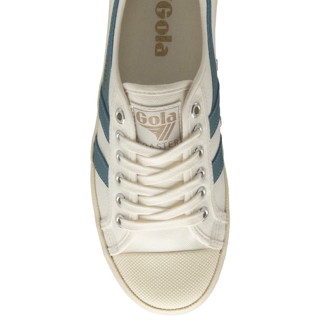 Gola Vegan Classics Coaster Shoes Blancas Colombia | 503CKBOAQ