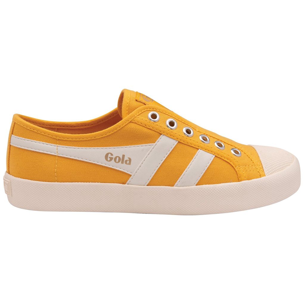 Gola Vegan Classics Coaster Slip Shoes Blancas Colombia | 251XPNVLW