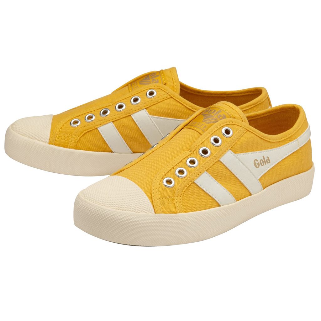 Gola Vegan Classics Coaster Slip Shoes Blancas Colombia | 251XPNVLW