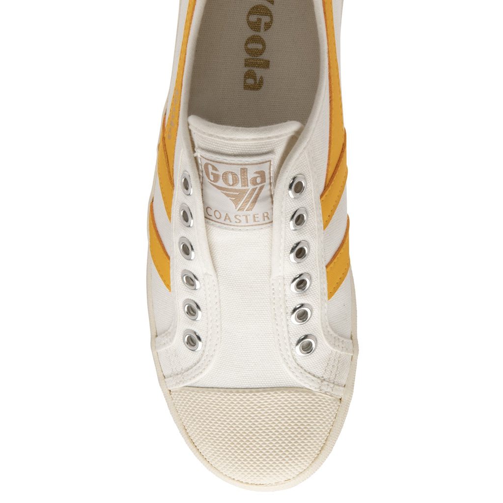 Gola Vegan Classics Coaster Slip Shoes Blancas Colombia | 403GXFVNL