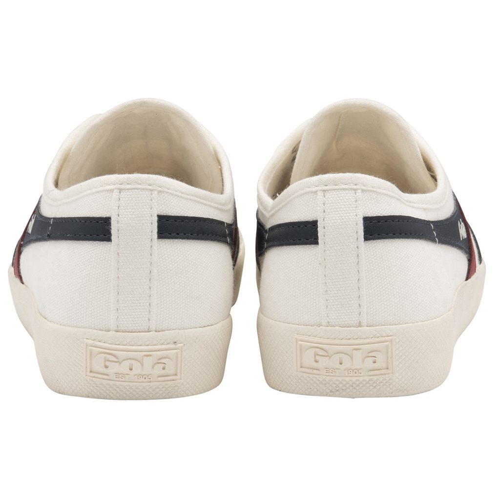 Gola Vegan Classics Coaster Slip Shoes Blancas Azul Marino Rojas Colombia | 428OTFYLH